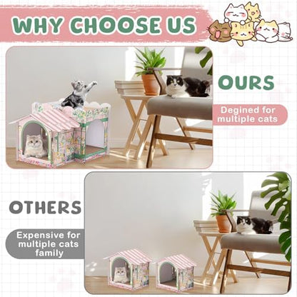 2 Story Cardboard Cat House - Image 4