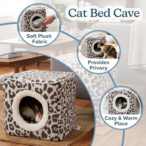Cat House - Indoor Bed with Removable Foam Cushion - Cat Cave - Image 3
