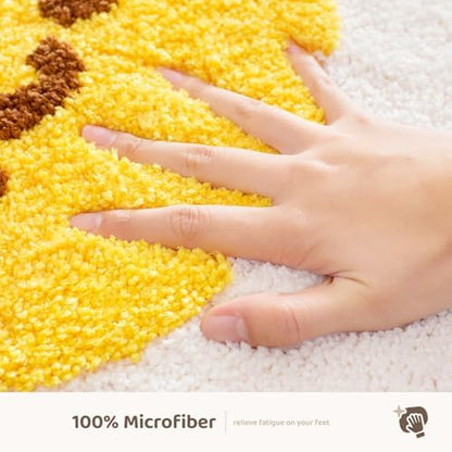 Molesun Egg Bath Mat 20x31, Soft Absorbent Microfiber Bath Rugs - Image 5