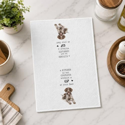 German Shorthaired Pointer Kitchen Towel, Funny Dog Lover Gift - Image 5