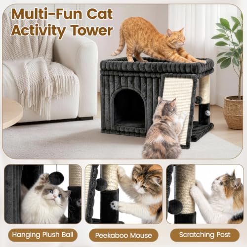 Cat Tree Tower with Scratching Post - Image 4