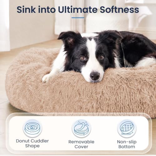 JOLLYVOGUE Calming Washable Dog Bed - Image 2