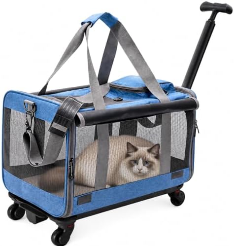 Rolling Cat Carrier with Detachable Wheels, Soft Sided by Unknown