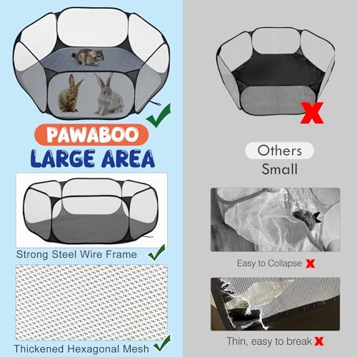 Pawaboo Small Animals Playpen - Image 3