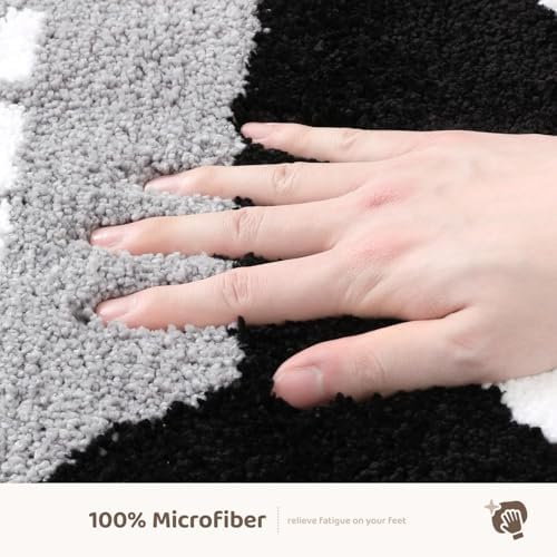 Molesun Cat Bath Mat 20x31, Soft Absorbent Microfiber Bath Rugs - Image 5