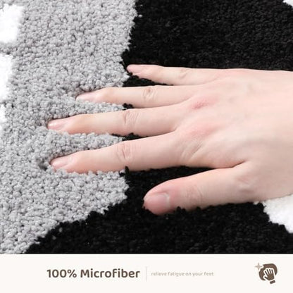 Molesun Cat Bath Mat 20x31, Soft Absorbent Microfiber Bath Rugs - Image 5