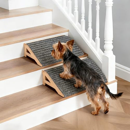 Fixed Wooden Dog Stairs by Unknown