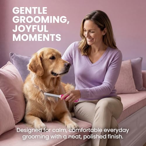 Poodle Pet Detangling Pet Comb - Image 3