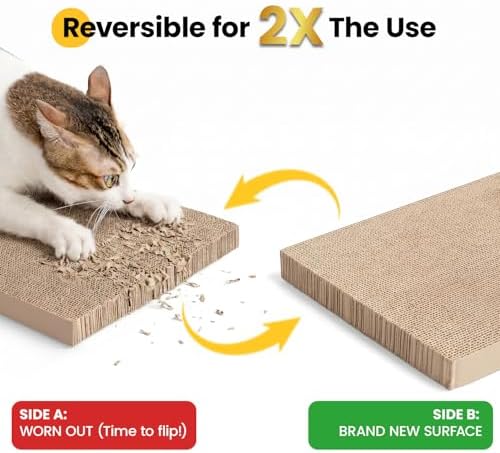 Conlun Cat Scratcher Box, Cardboard Pad, Bed - Image 5