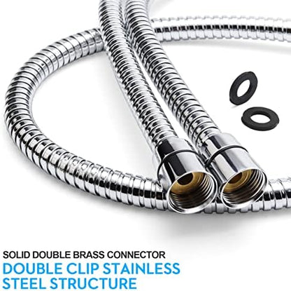 Blissland Shower Hose, 69 Inches Extra Long Stainless Steel Handheld Shower - Image 2