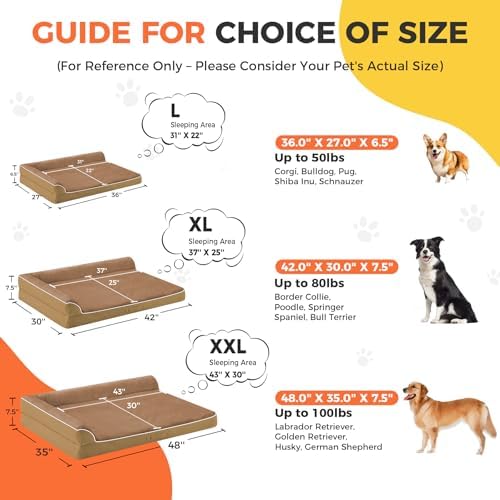 XL Orthopedic Dog Bed for Large Sized Dogs - Image 4