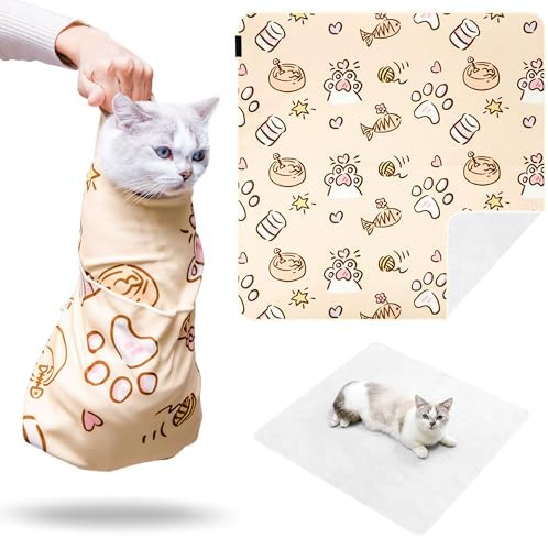 35.5" Extra Large Cat Grooming Wrap by Kiorafoto