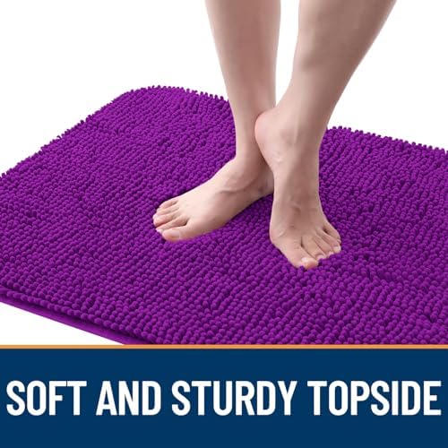 OLANLY Dog Door Mat for Muddy Paws 59x24, Super Absorbent Chenille Mud Mat - Image 4