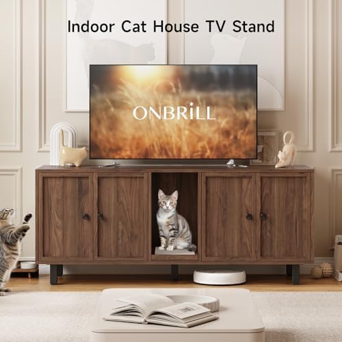 ONBRILL 59 Inches Cat Litter Box Enclosure - Image 5