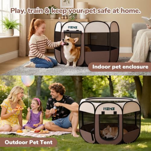Dog Cat Small Animal Puppy Playpen Crate - Image 5