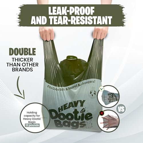 HEAVY Dootie Bags with EZ Tie Handles. Clean and Convenient - Image 2