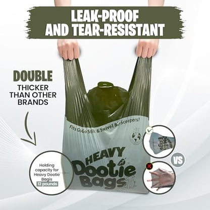 HEAVY Dootie Bags with EZ Tie Handles. Clean and Convenient - Image 2