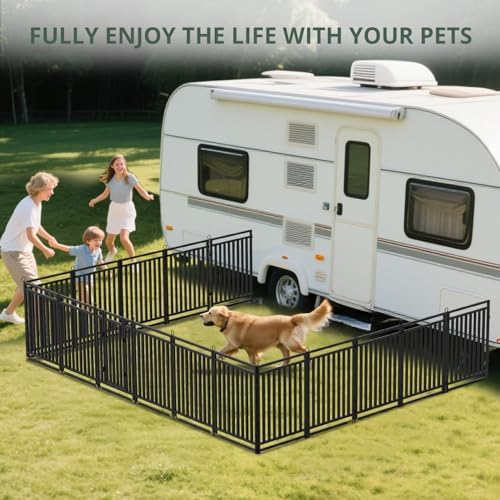 Thickened Outdoor Dog Fence, 8 Panels - Image 6