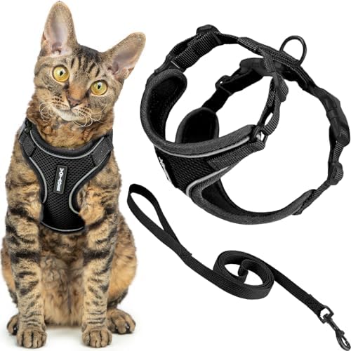 Voyager Escape-Proof Step-in Cat Harness & Leash by BestPetSuppliesLLC