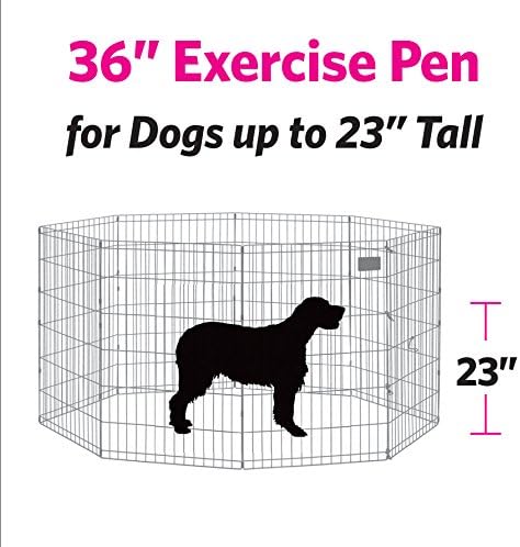New World by MidWest 36-Inch Exercise Pen, No Door, 16 Sq Ft Play Area - Image 4