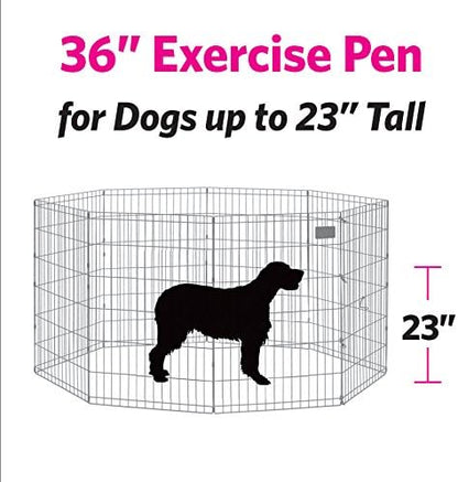 New World by MidWest 36-Inch Exercise Pen, No Door, 16 Sq Ft Play Area - Image 4