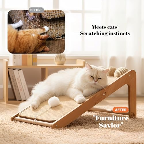 CHEERHOME PETS Sisal Cat Scratcher Ramp - Image 2