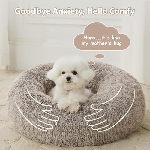 WNPETHOME Large Round Calming Dog Bed Cat Bed - Image 7