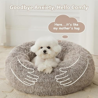 WNPETHOME Large Round Calming Dog Bed Cat Bed - Image 7