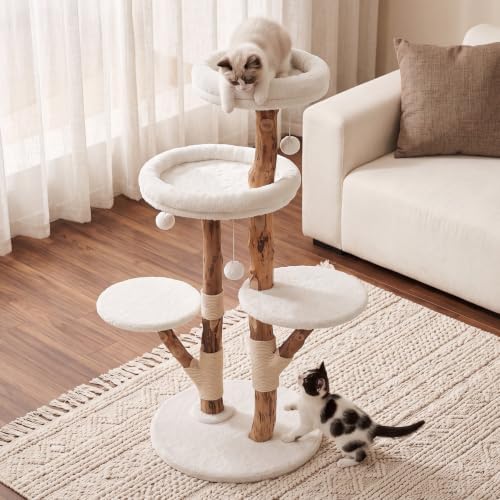 Wood Cat Tree, Modern Cat Tower - Image 5