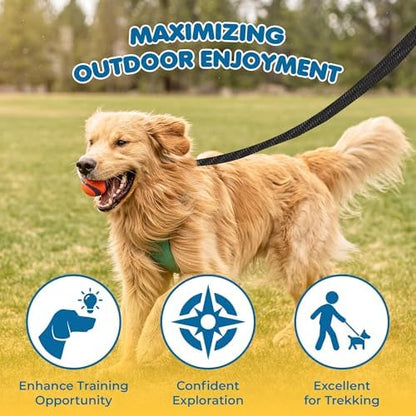 SunGrow Pet Training Leash, Heavy-Duty Polypropylene Walking Leash, 360-degree - Image 3