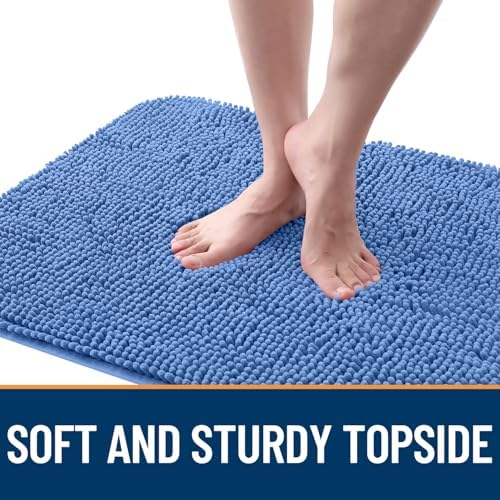 OLANLY Dog Door Mat for Muddy Paws 24x16, Super Absorbent Chenille Mud Mat - Image 4