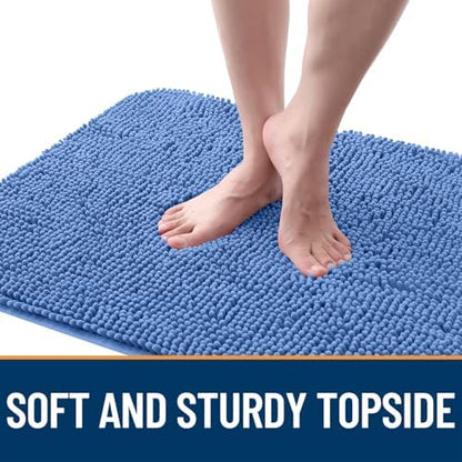 OLANLY Dog Door Mat for Muddy Paws 47x20, Super Absorbent Chenille Mud Mat - Image 4