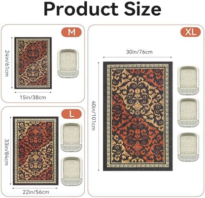 Cat Litter Mat, Waterproof & Non-Slip Backing, Litter Box Catcher, Soft on - Image 6