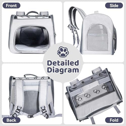 Airline Approved Cat Soft-Sided Carrier Backpack Up to 12 lbs - Image 6