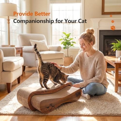 Cat Scratcher Set Cardboard Lounge Bed Scratch Pad - Image 6