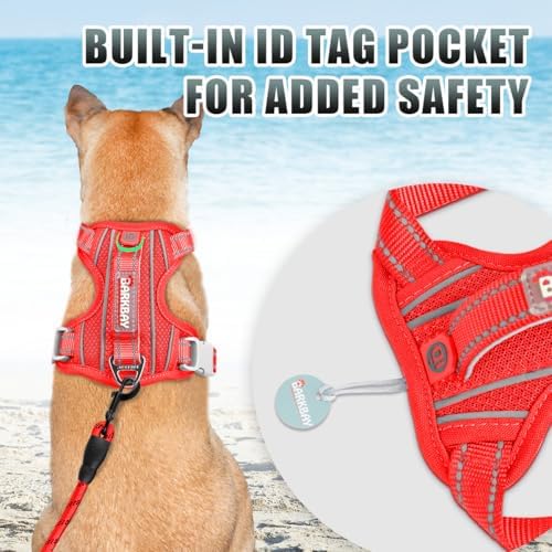 BARKBAY No Pull Dog Harness Large Reflective Dog Harness - Image 2