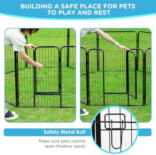 BestPet | Dog Playpen | 32", 6 Panels | Heavy Duty Metal Pet Exercise Pen - Image 2
