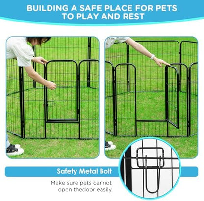 BestPet | Dog Playpen | 32", 6 Panels | Heavy Duty Metal Pet Exercise Pen - Image 2