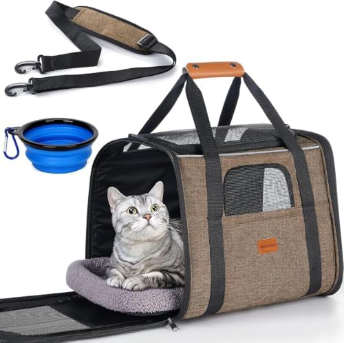 Morpilot Pet Carrier for Large Cats, Puppies & Small Dogs Up to 20lbs by Morpilot