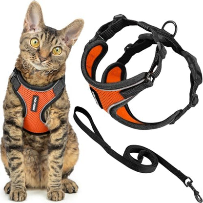 Voyager Escape-Proof Step-in Cat Harness & Leash by BestPetSuppliesLLC