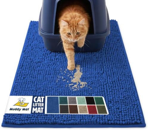 Muddy Mat® | XL Cat Litter Mat 48"x60", Litter Trapping Mat, Super Absorbent by MuddyMat%C2%AE