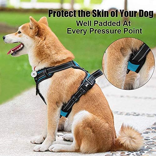 PoyPet No Pull Dog Harness Large, Reflective Vest - Image 6