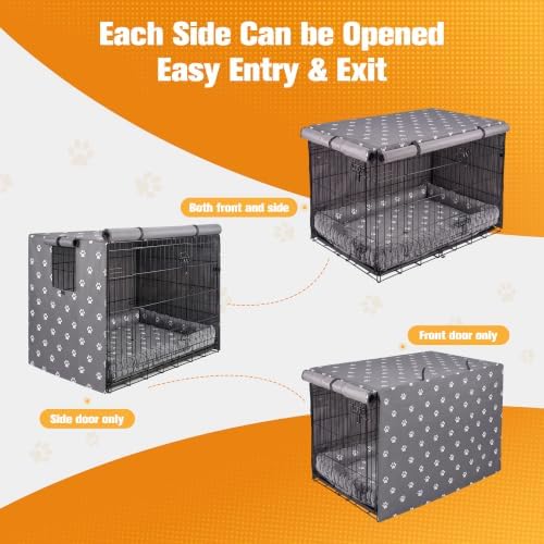 PetPrime 48 Inch Dog Crate Cover - Image 4