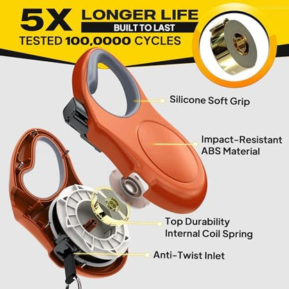 Fida Retractable Dog Leash, 10ft Heavy Duty Pet Walking Leash - Image 4