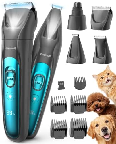oneisall Professional 4-in-1 Dog Grooming Kit by oneisall