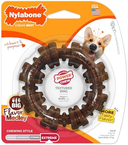 Nylabone Textured Ring Power Chew Toy by Nylabone