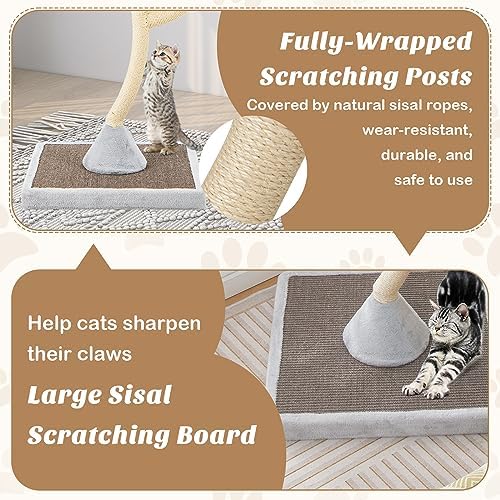 PETSITE 70" Tall Cat Tree, Cat Tower - Image 6