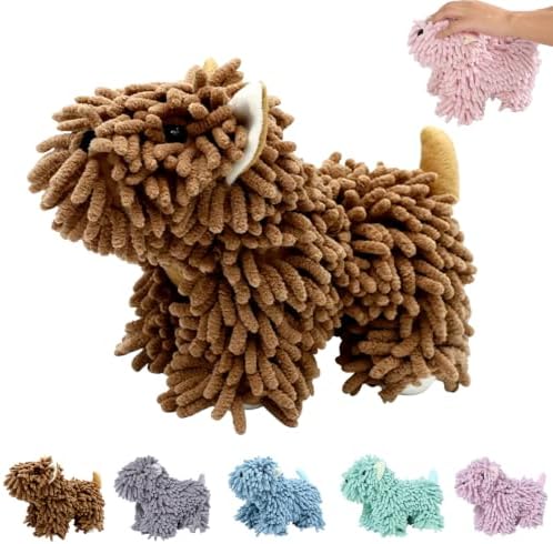 Chenille Dog Hand Towel for Bathroom & Kitchen, Cute Fuzzy Ball Towel by Unknown