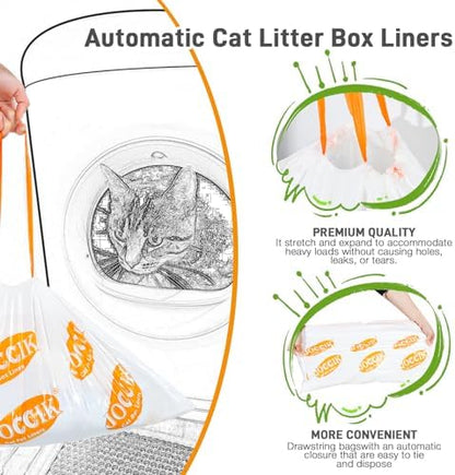 Cat Litter Bags for Automatic Litter Box Liners Compatible - Image 2