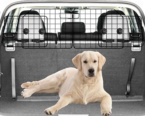 Dog Car Barrier for SUVs, Adjustable Large Pet Barriers, Universal Fit by NOAMOO